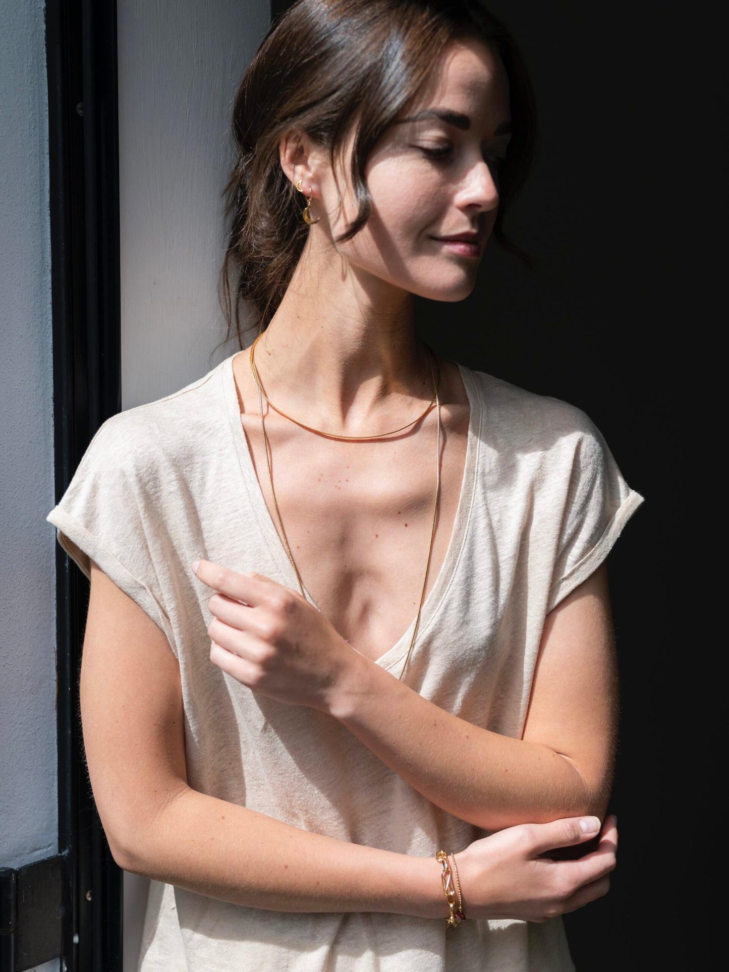 
                  
                    Lange feine Schlangenkette
                  
                