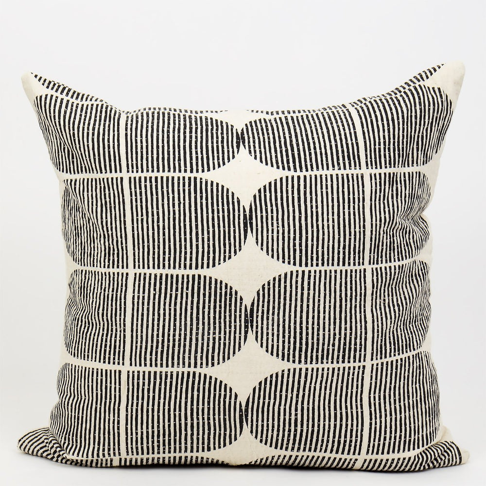 Black and White Tile Cushion