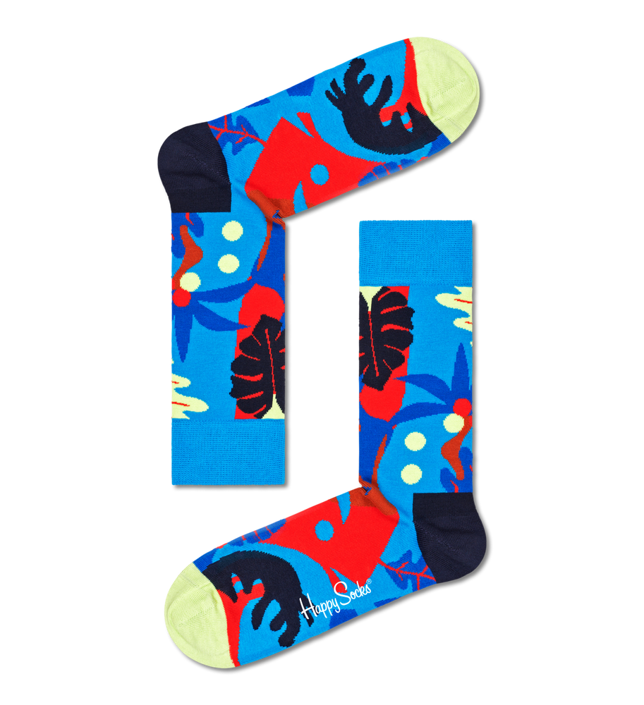 
                  
                    TROPICAL GARDEN Turquoise Socks
                  
                