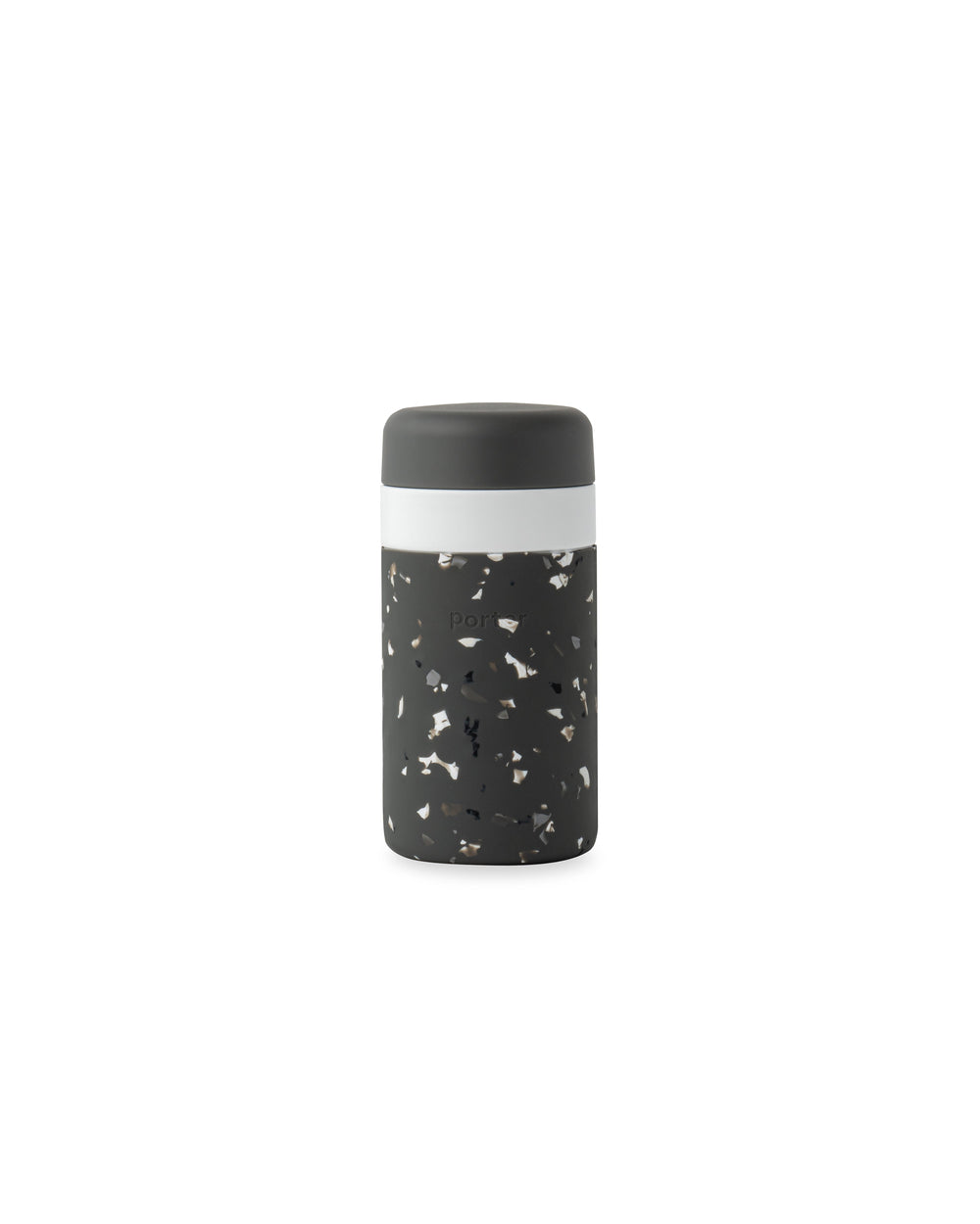 PORTER Charcoal Isolierte Terrazzo-Flasche 