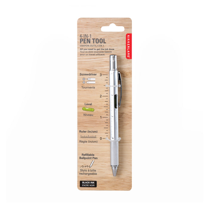 
                  
                    Multi-Tool-Stift in Schwarz und Silber
                  
                