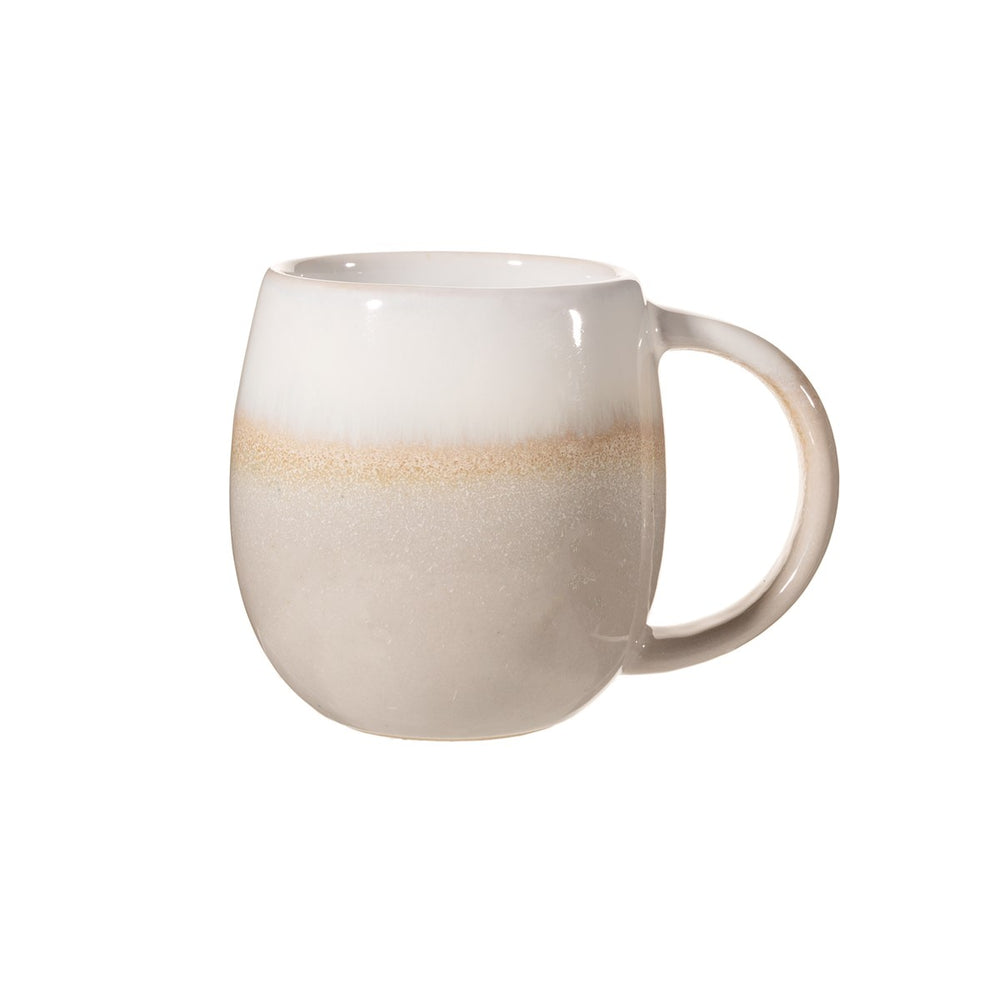 Graue, tauchglasierte Ombre-Tasse