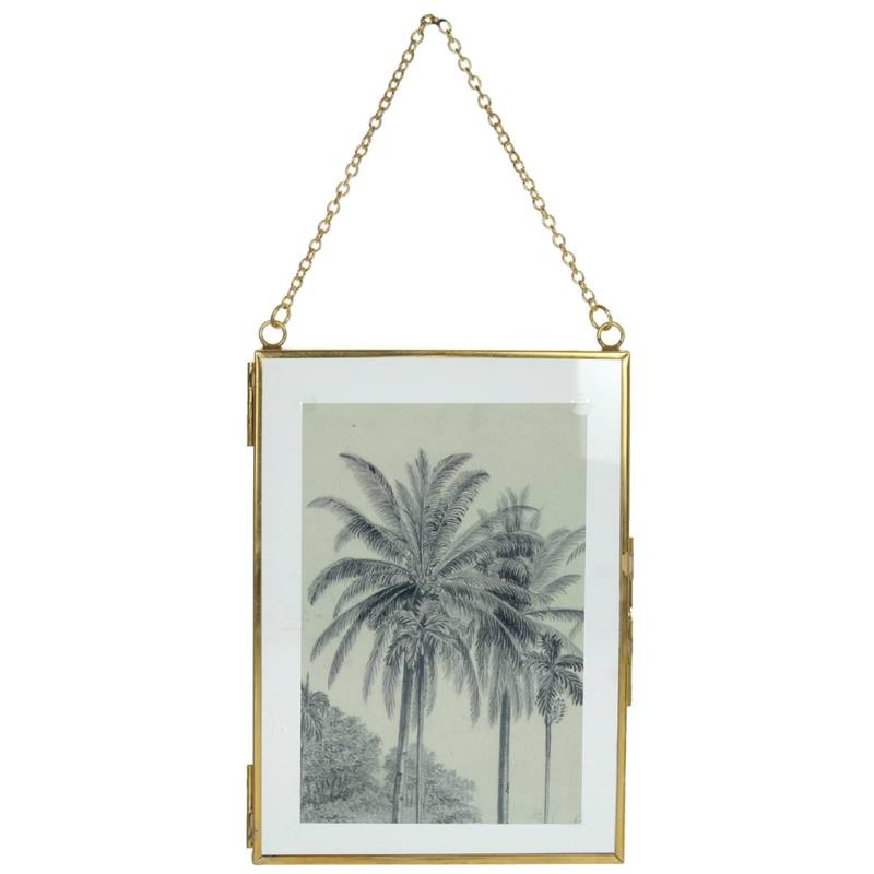 Gold Brass Photo Frame