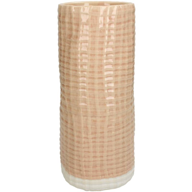 
                  
                    Peach Fine Earthenware  Vase
                  
                