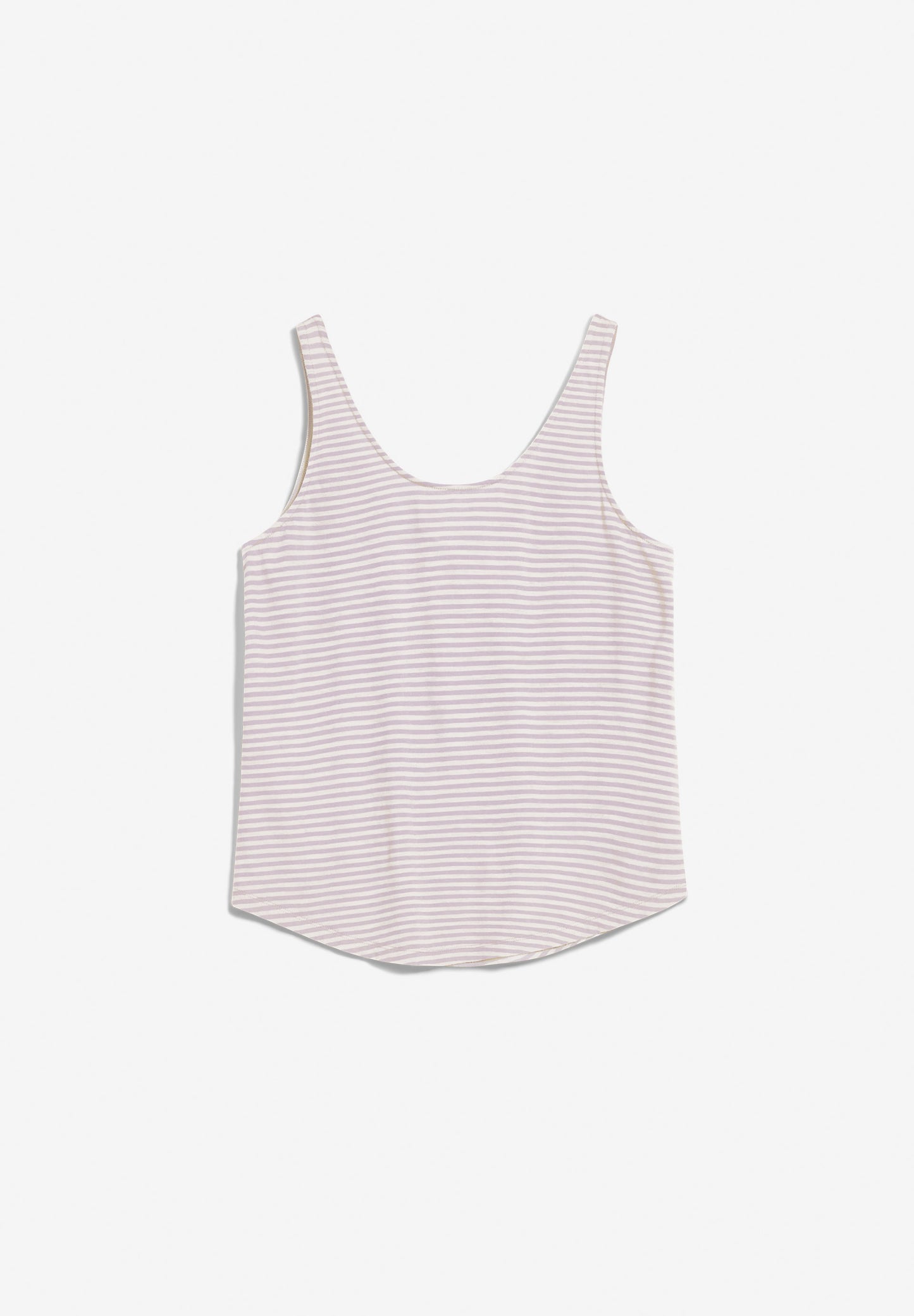 
                  
                    AARIANA Purple Noise Oatmilk Lovely Stripes Tank Top
                  
                
