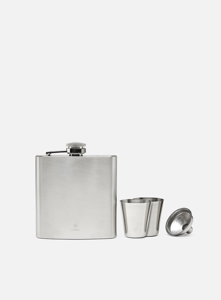
                  
                    Silver Stainless Steel Flask And Shotglass Set Flask
                  
                