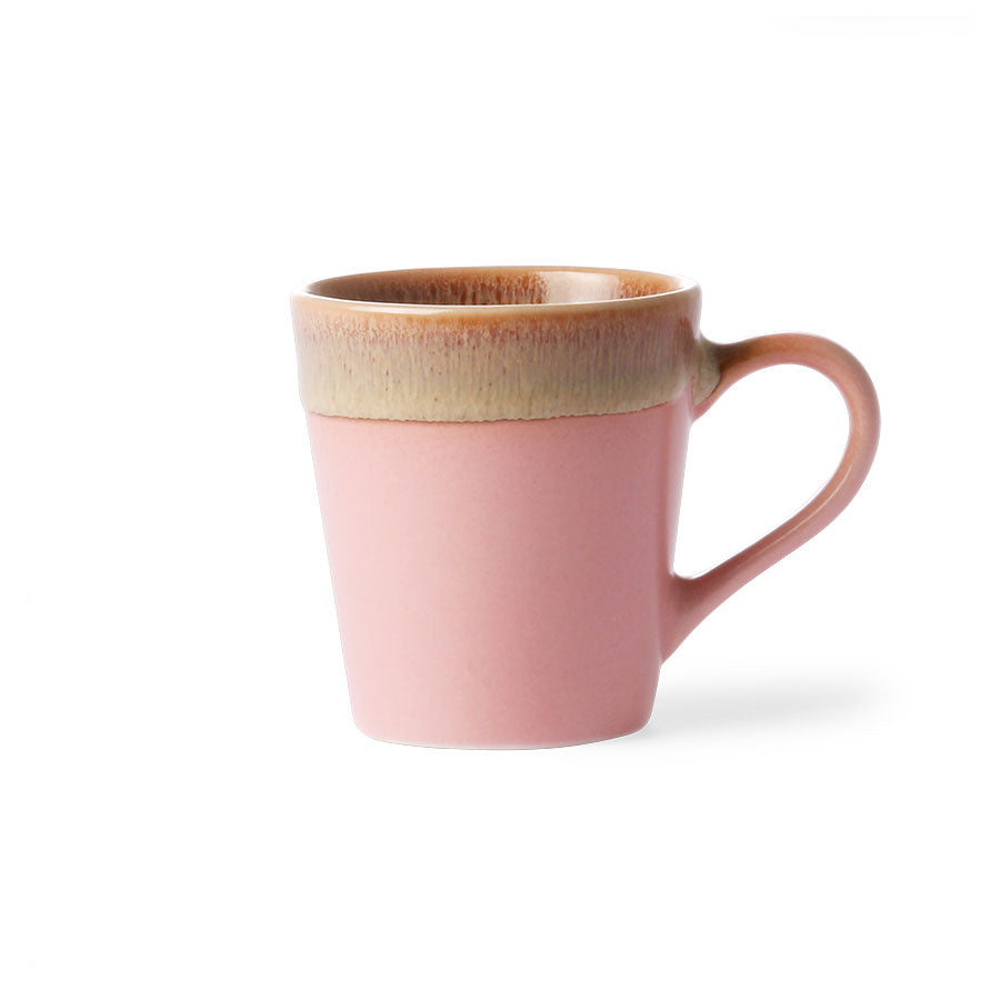 Pink Polaris 70S Ceramics Espresso Mug