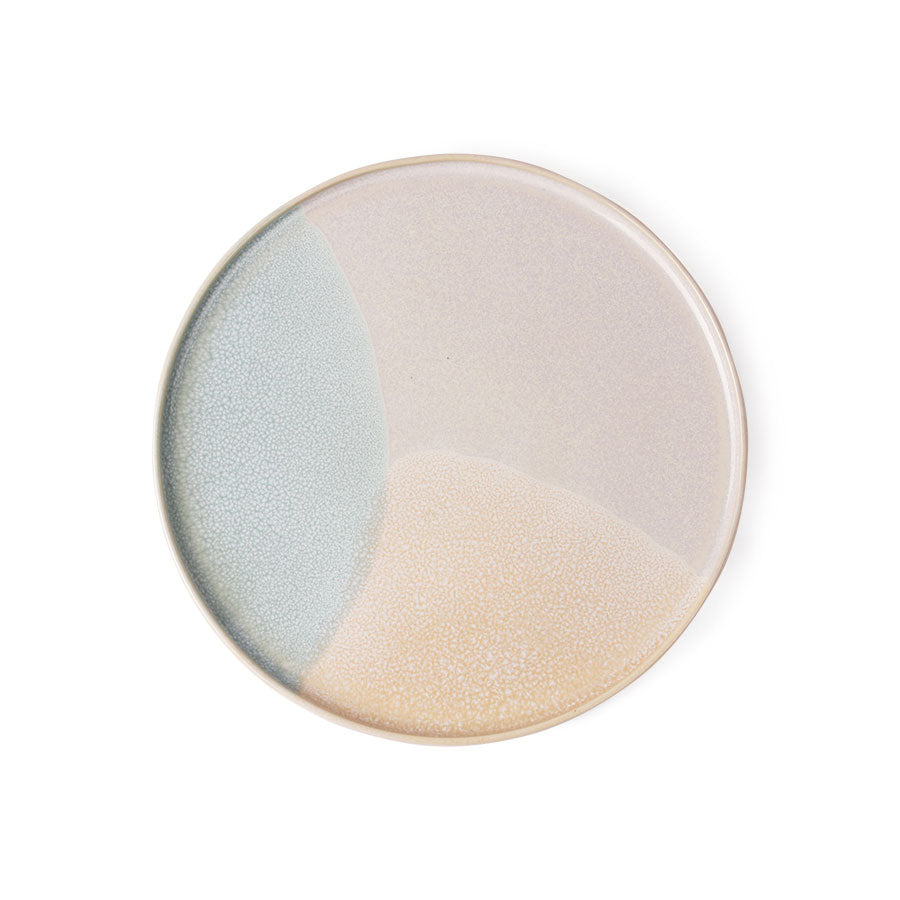Mint And Nude Gallery Ceramics Round Side Plate