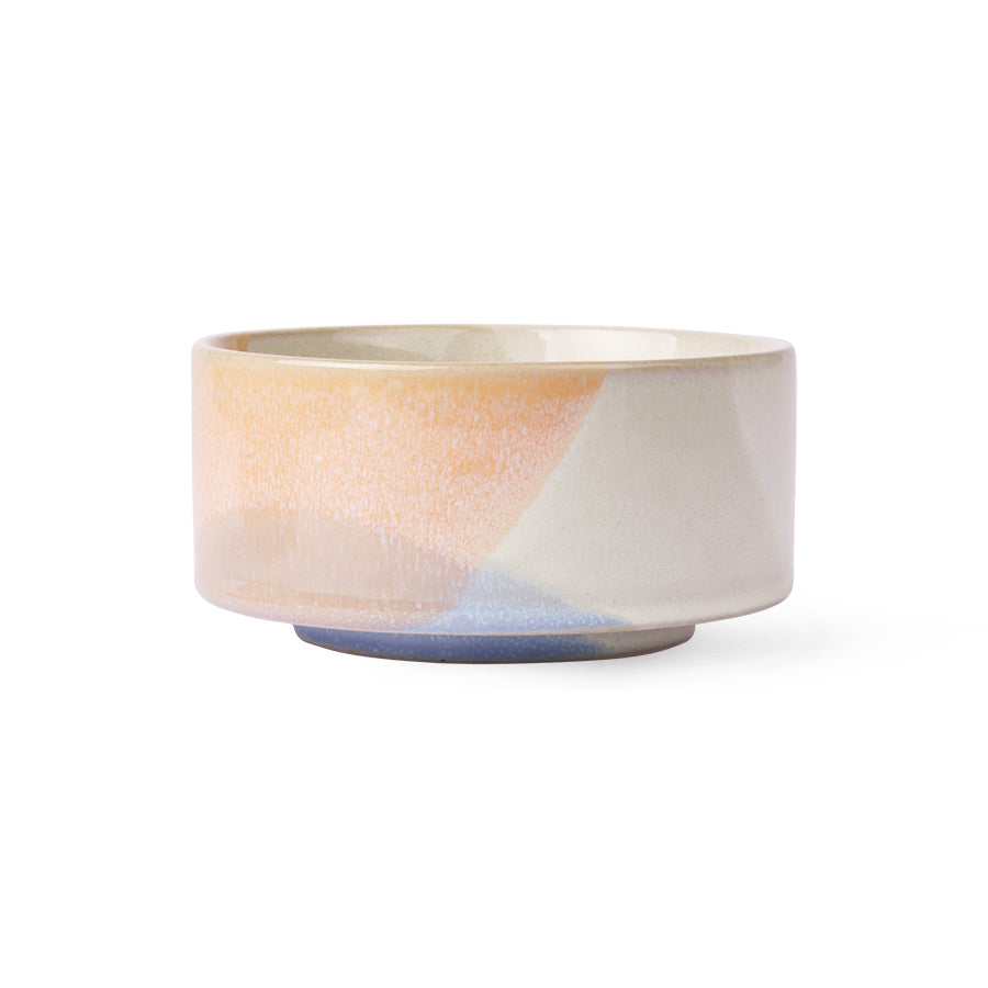 Blue And Peach Gallery Ceramics Bowl