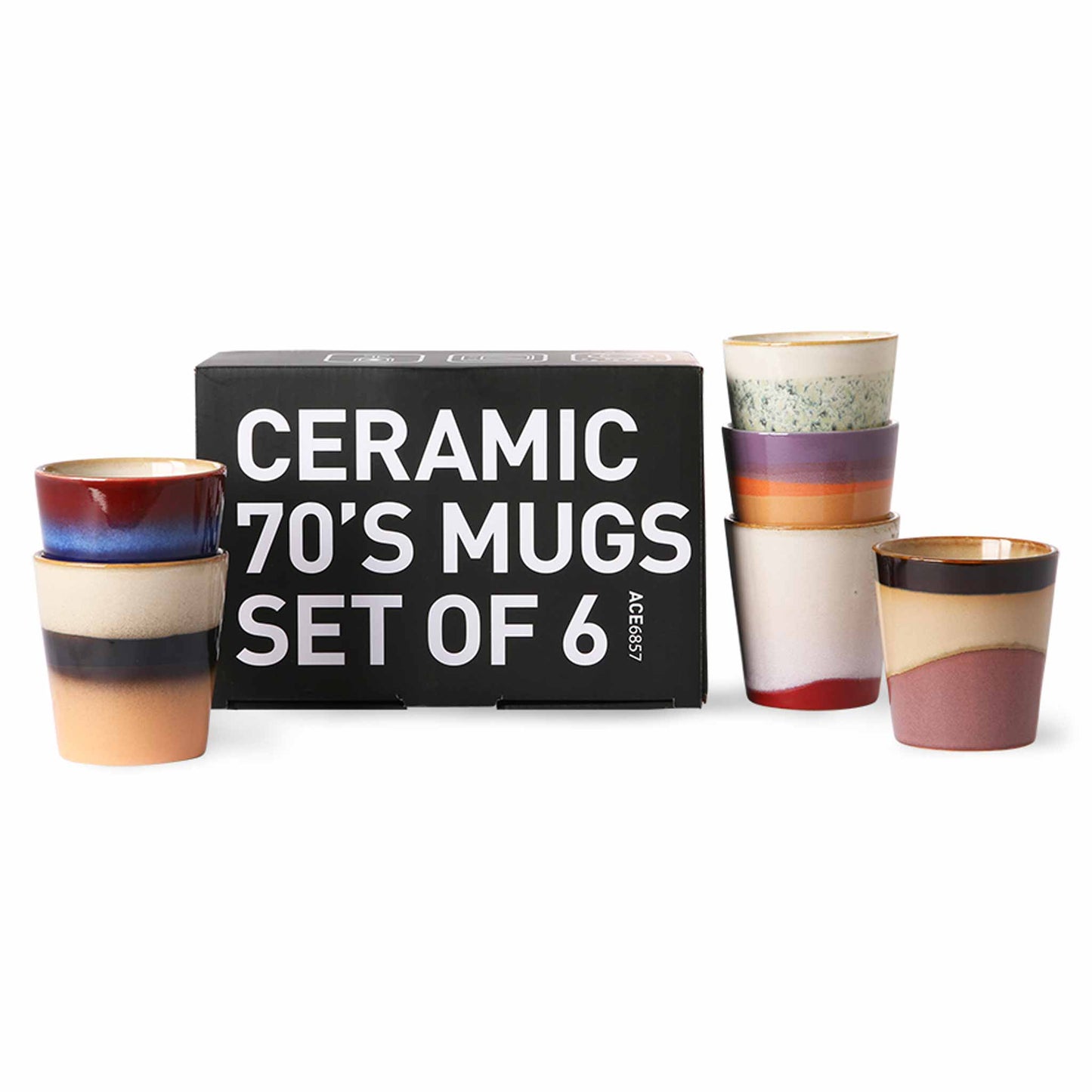 
                  
                    Orion 70S Ceramics Coffee Mug Set Of 6
                  
                