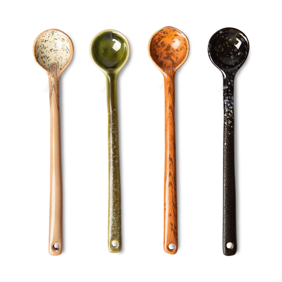 Large Eris 70S Ceramics Spoon Set Of 4