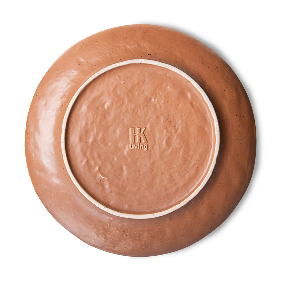 
                  
                    BOLD &amp; BASIC Beilagenteller aus brauner Keramik
                  
                