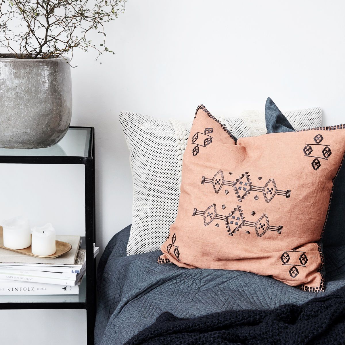 
                  
                    50 x 50cm Nude Linen and Polyester Inka Pillowcase
                  
                