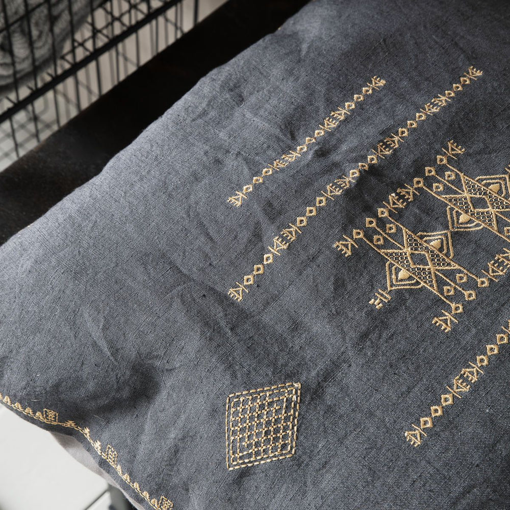 
                  
                    50 x 50cm Dark Grey Linen and Cotton Inka Pillowcase
                  
                