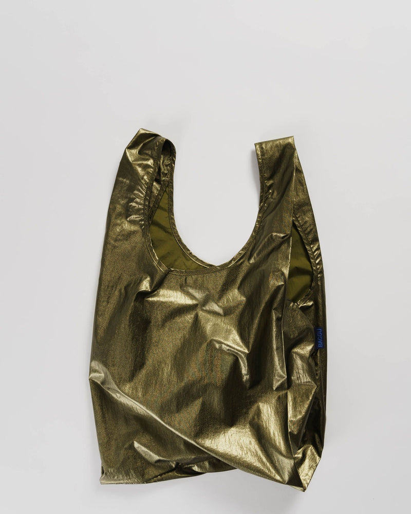
                  
                    Brass Metallic Standard Baggu Bag
                  
                