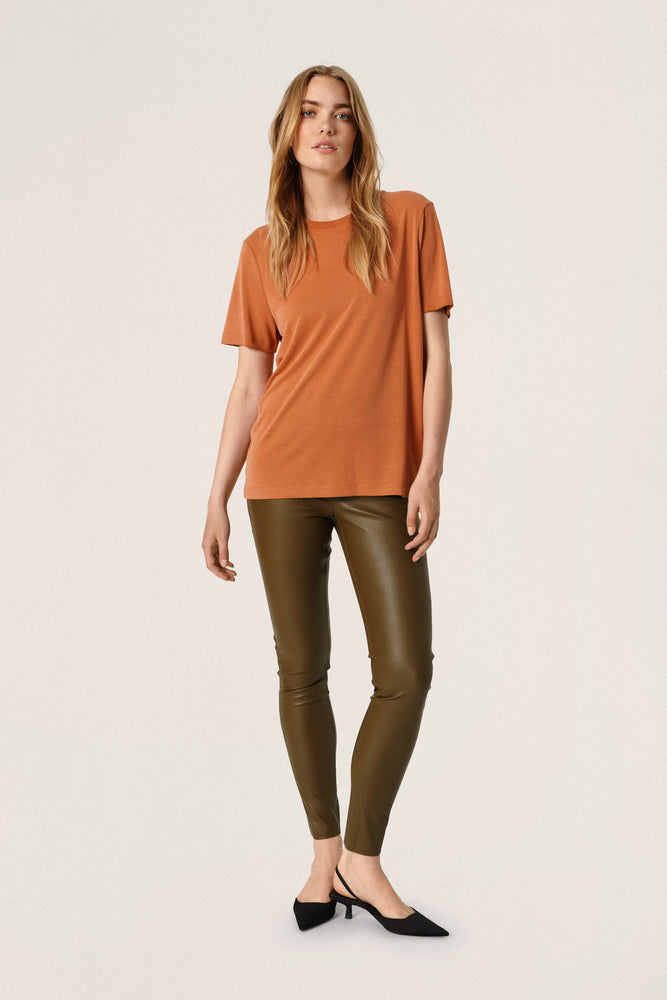 
                  
                    SLCOLUMBINE Bernsteinbraunes Loose Fit T-Shirt
                  
                