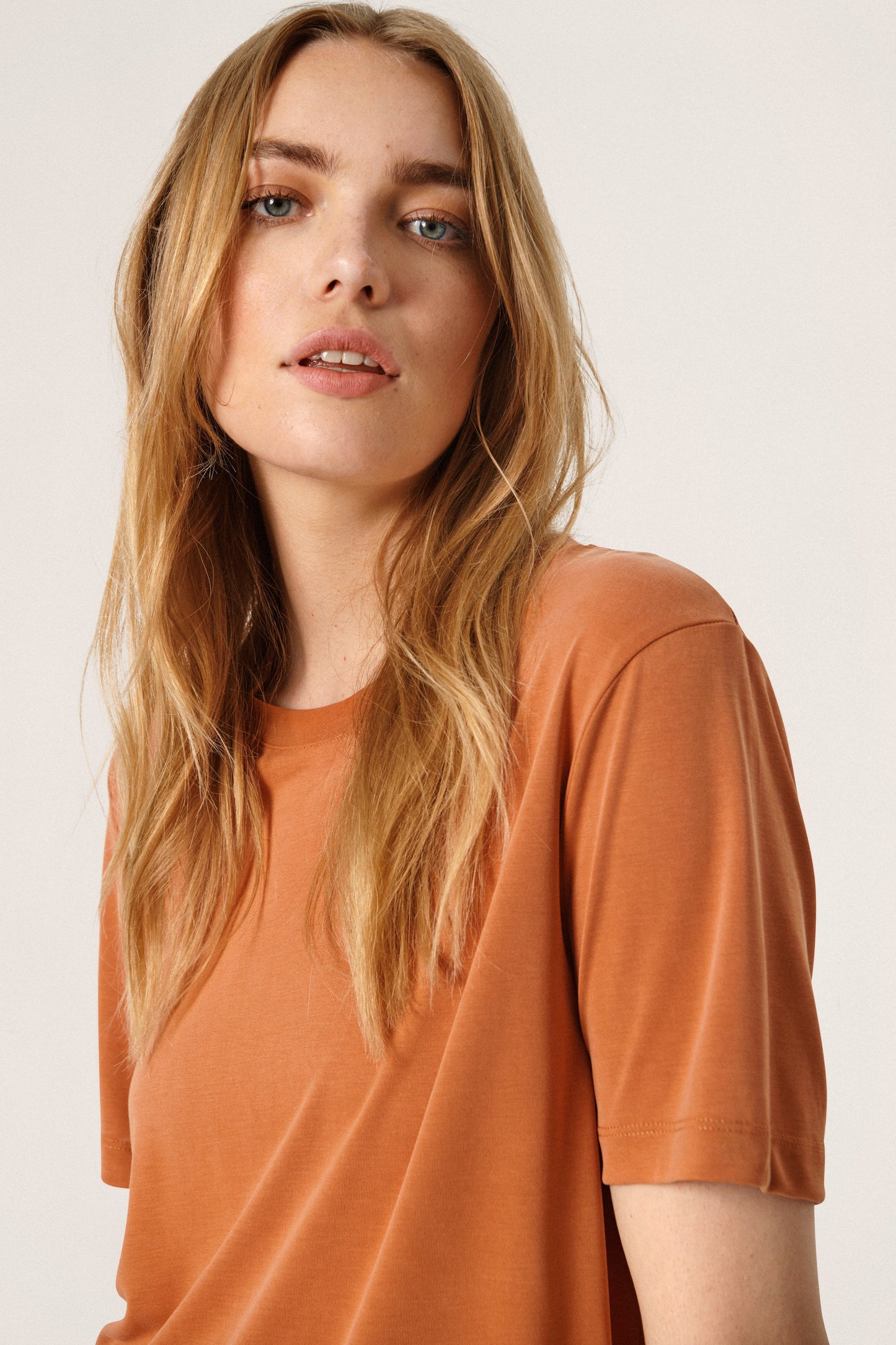 
                  
                    SLCOLUMBINE Bernsteinbraunes Loose Fit T-Shirt
                  
                