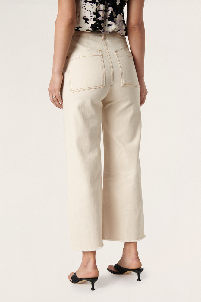 
                  
                    SLSHANI Antique White Jeans
                  
                
