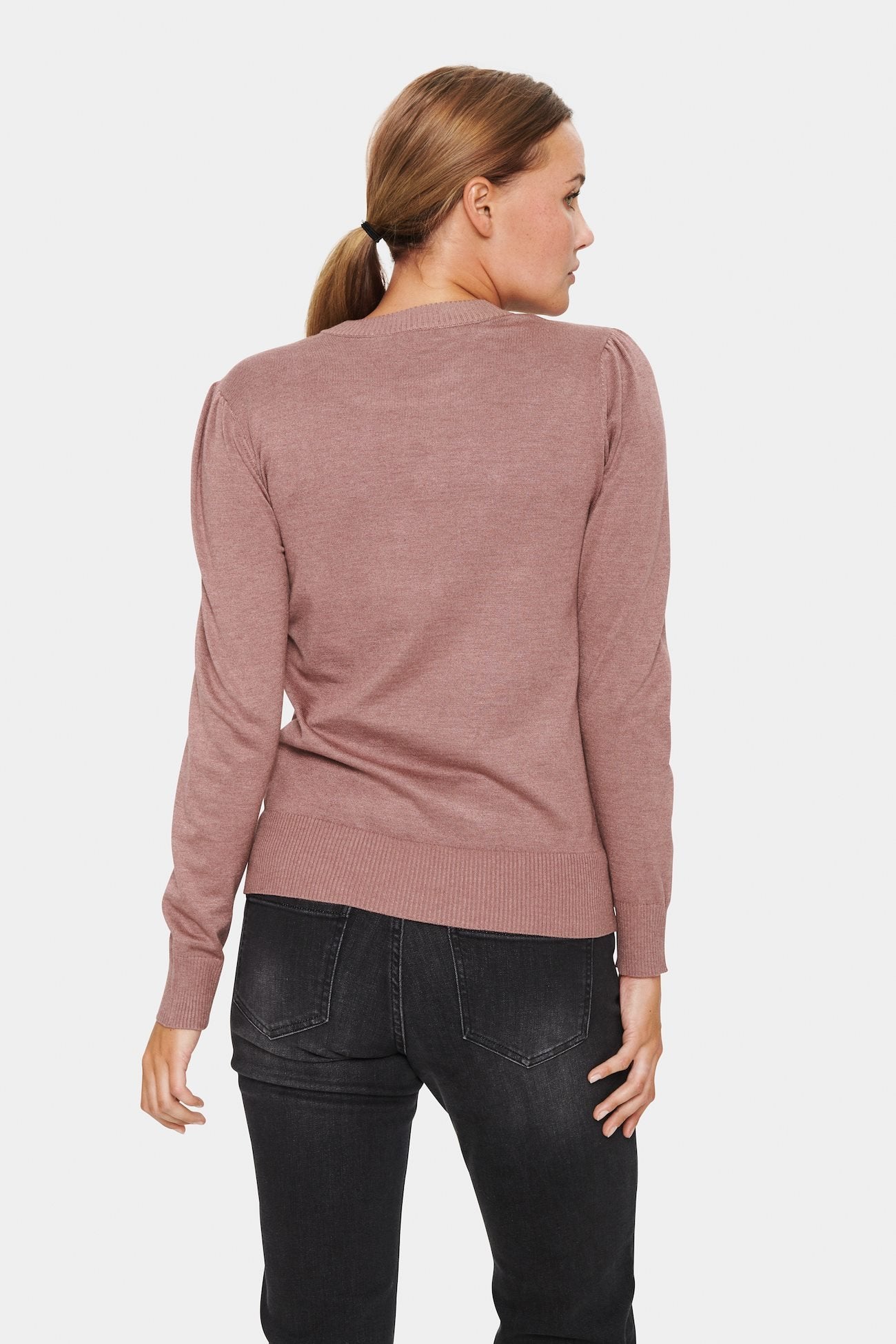 
                  
                    MILASZ Antler Melange Pullover
                  
                