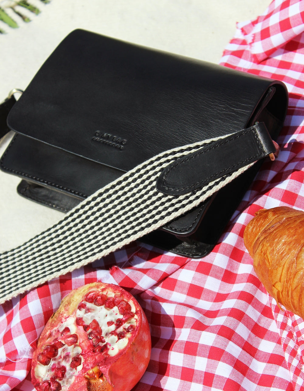 
                  
                    AUDREY Mini Black Classic Leather Bag
                  
                