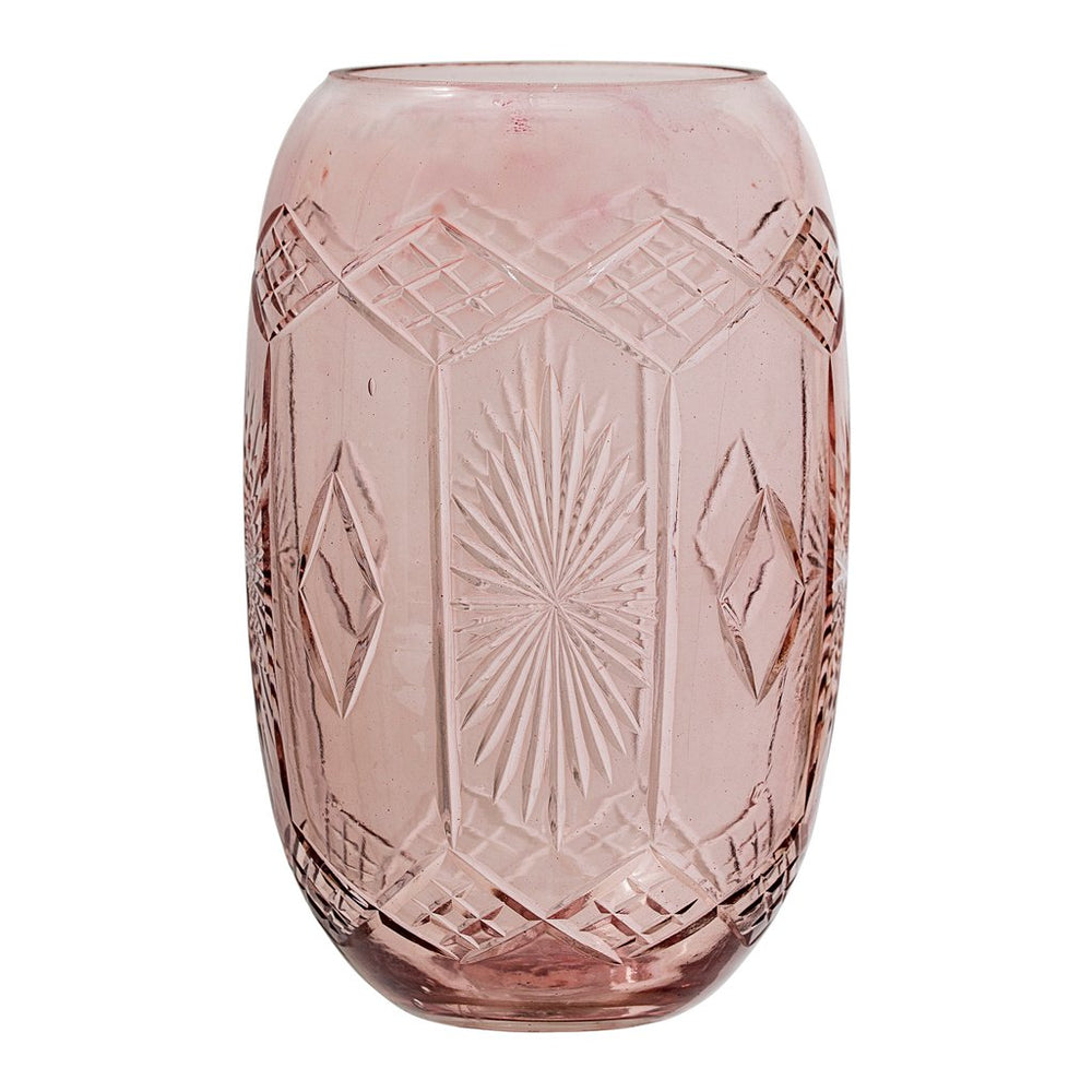 Rose Shade Glass Votive
