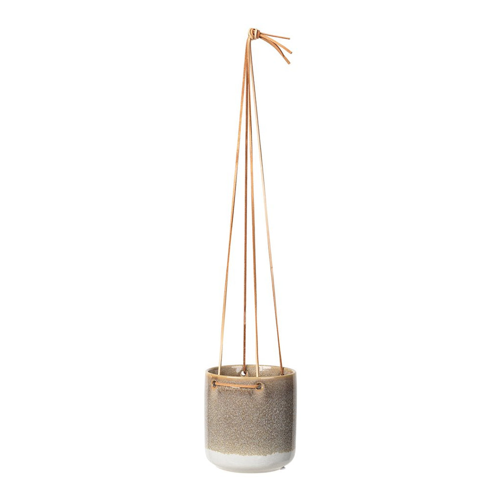 Oat Coloured Alma's Hanging Flowerpot
