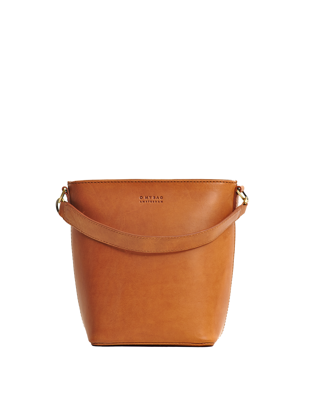 
                  
                    BOBBI Midi Cognac Klassische Beuteltasche aus Leder
                  
                
