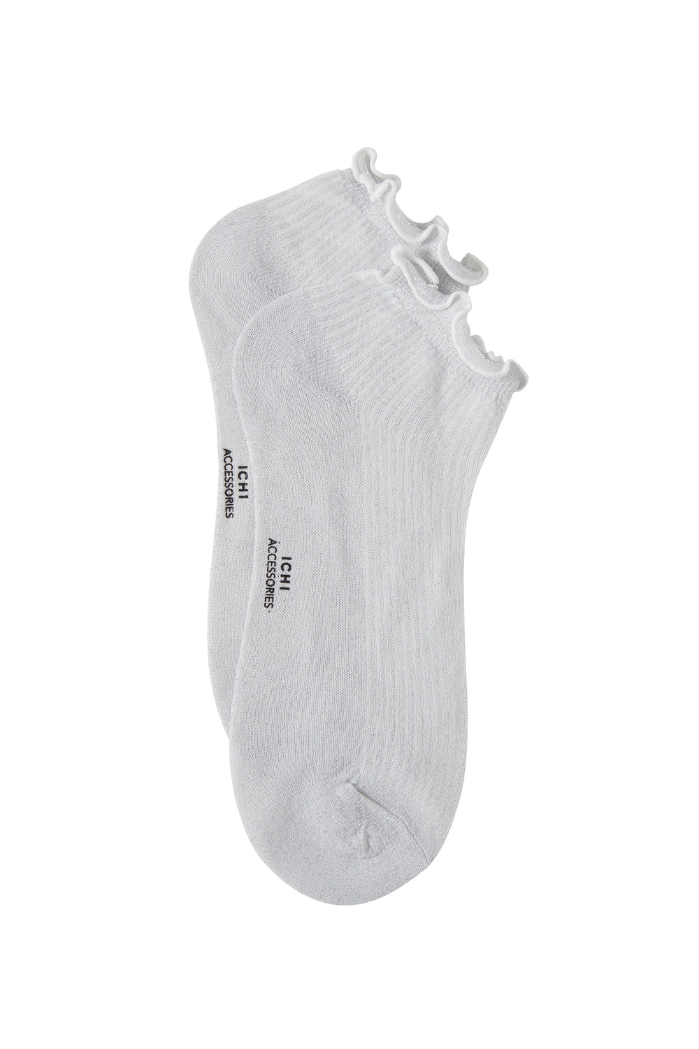 IAMITZY Cloud Dancer Weiße Metallic-Socken