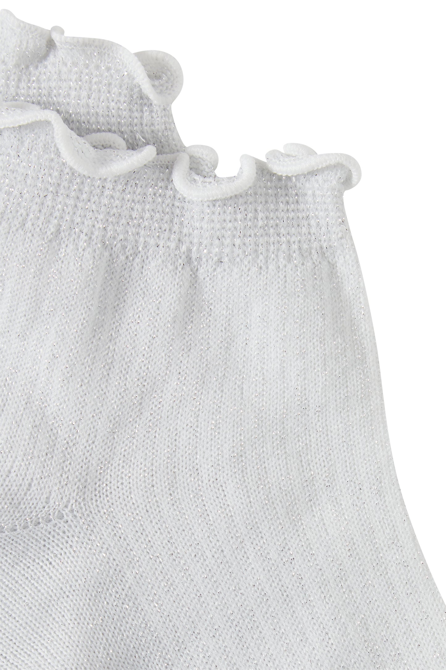
                  
                    IAMITZY Cloud Dancer White Metallic Socks
                  
                