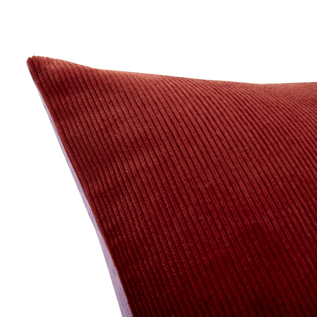 
                  
                    Purple And Red Corduroy Cushion
                  
                