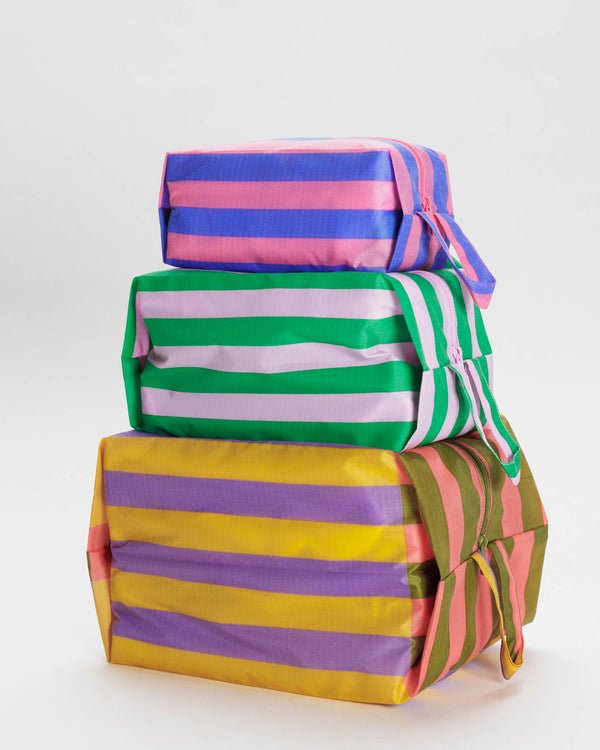 Awning Stripes 3D Zip Case Set