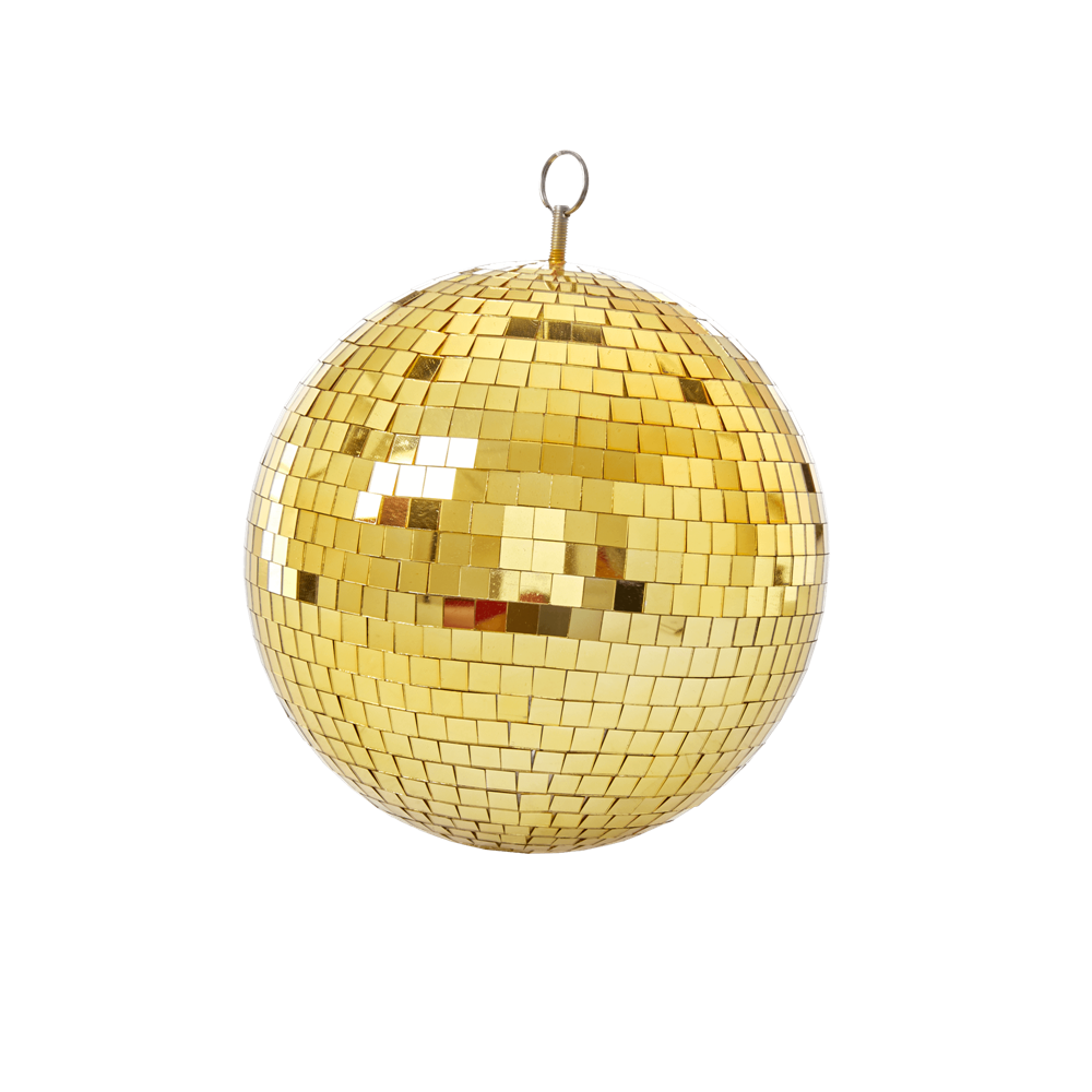 Mittelgoldene Discokugel