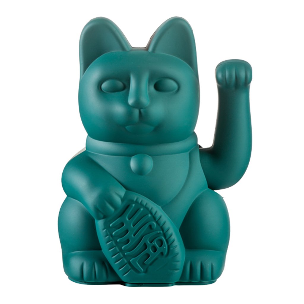
                  
                    MANEKI NEKO Green Waving Lucky Cat Ornament
                  
                