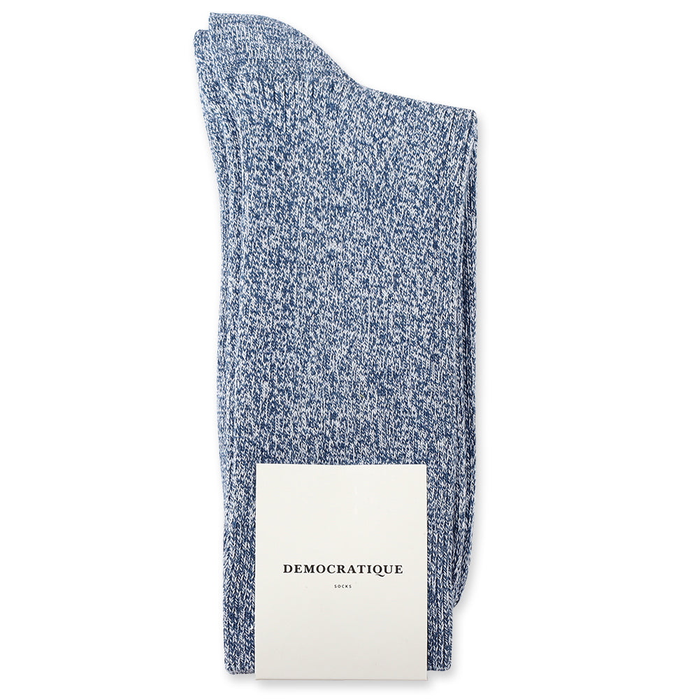 Adams Blue Off White Originals Rib Ultralight Supermelange Socks