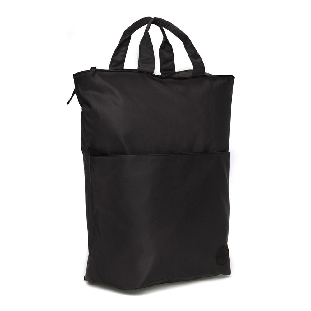 
                  
                    Black Heavy Nylon/ Black Leather Utility Two in One Tote
                  
                