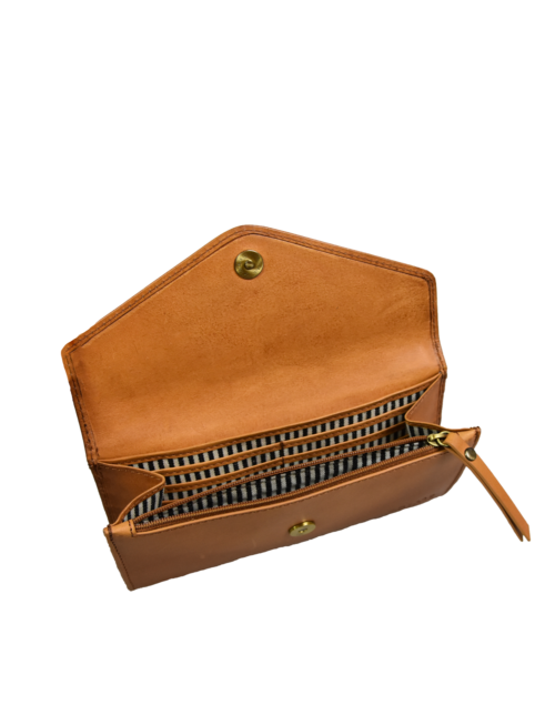 
                  
                    PIXIE Cognac Classic Leather Envelope Wallet
                  
                