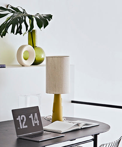 
                  
                    Natural Linen Cilinder Shade Lamp
                  
                