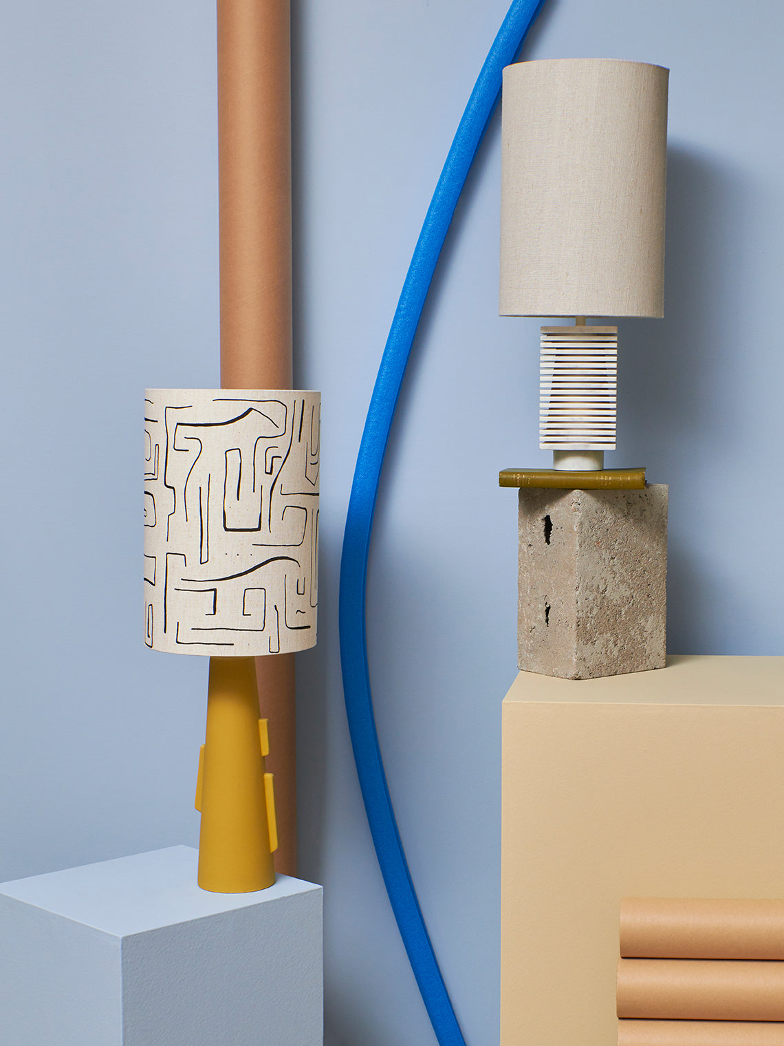 
                  
                    Natural Linen Cilinder Shade Lamp
                  
                