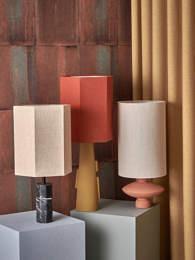
                  
                    Natural Linen Cilinder Shade Lamp
                  
                