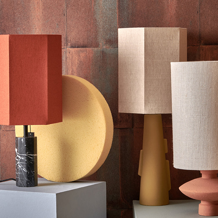 
                  
                    Natural Linen Cilinder Shade Lamp
                  
                