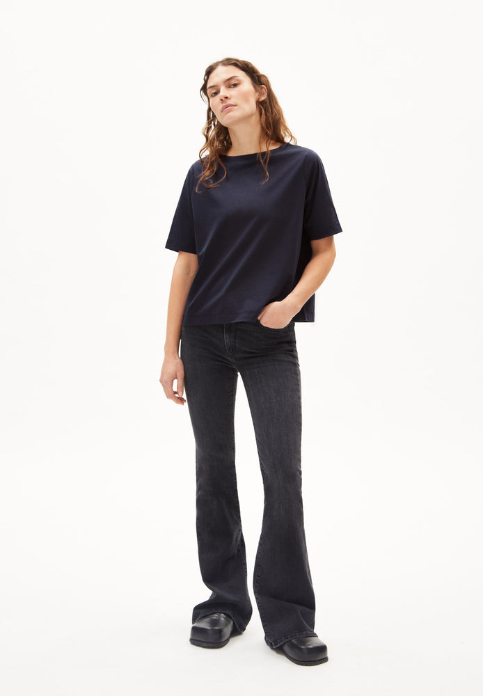 
                  
                    FINIAA MERCERISIERTES Nachthimmel-T-Shirt
                  
                