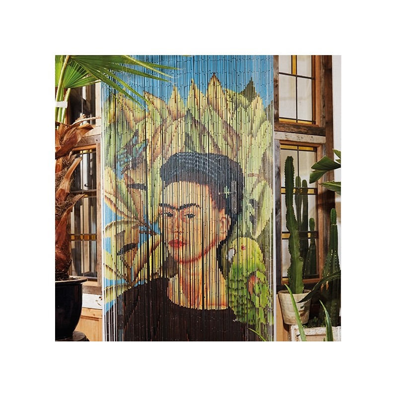 
                  
                    Frida With Bird Bamboo Door Curtain
                  
                