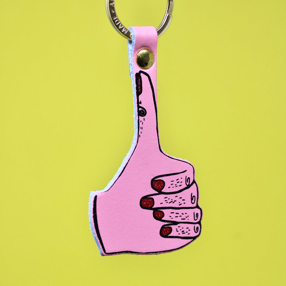 
                  
                    Pale Pink Thumbs Up Key Fob
                  
                