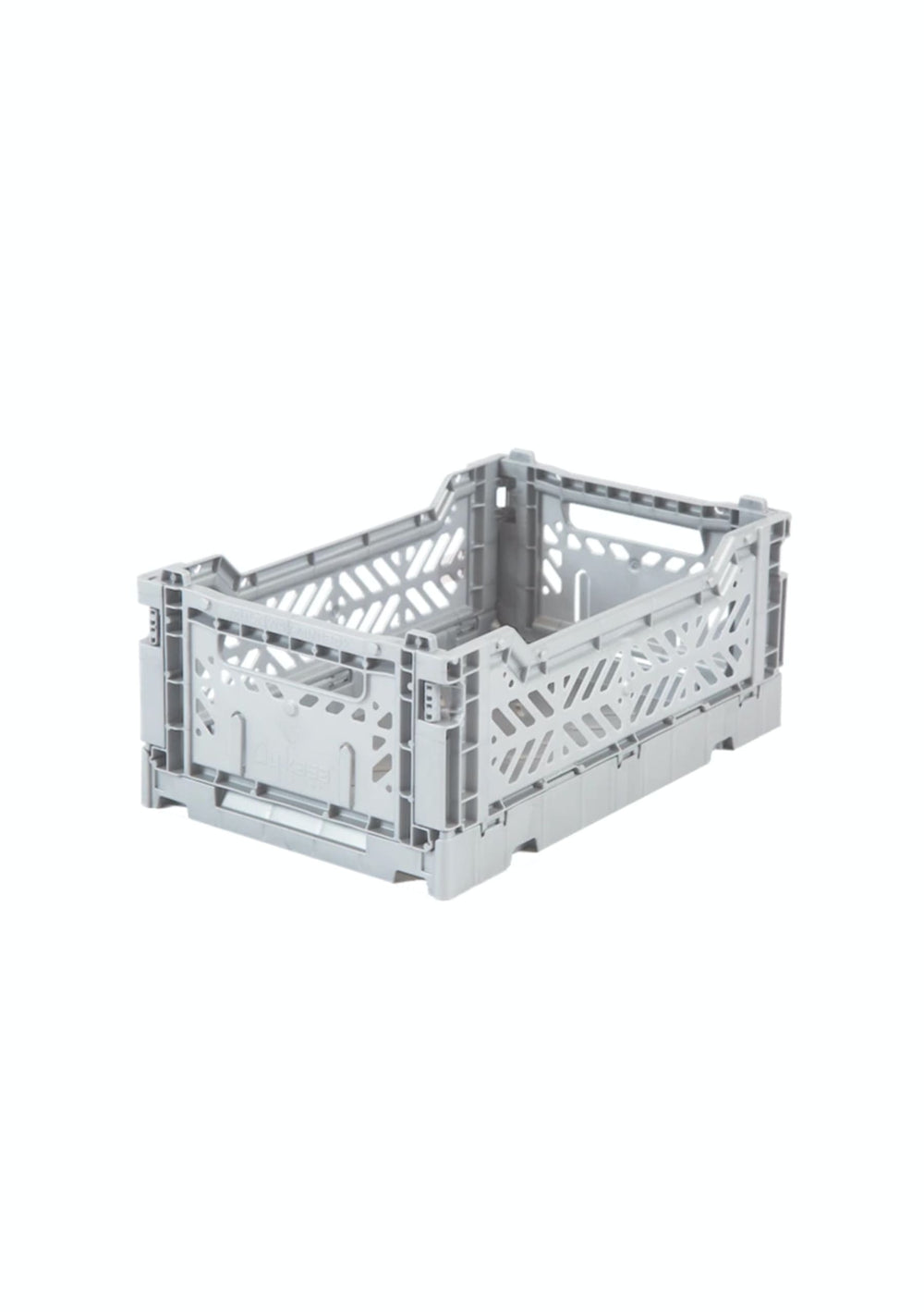 Mini Light Grey Folding Crate