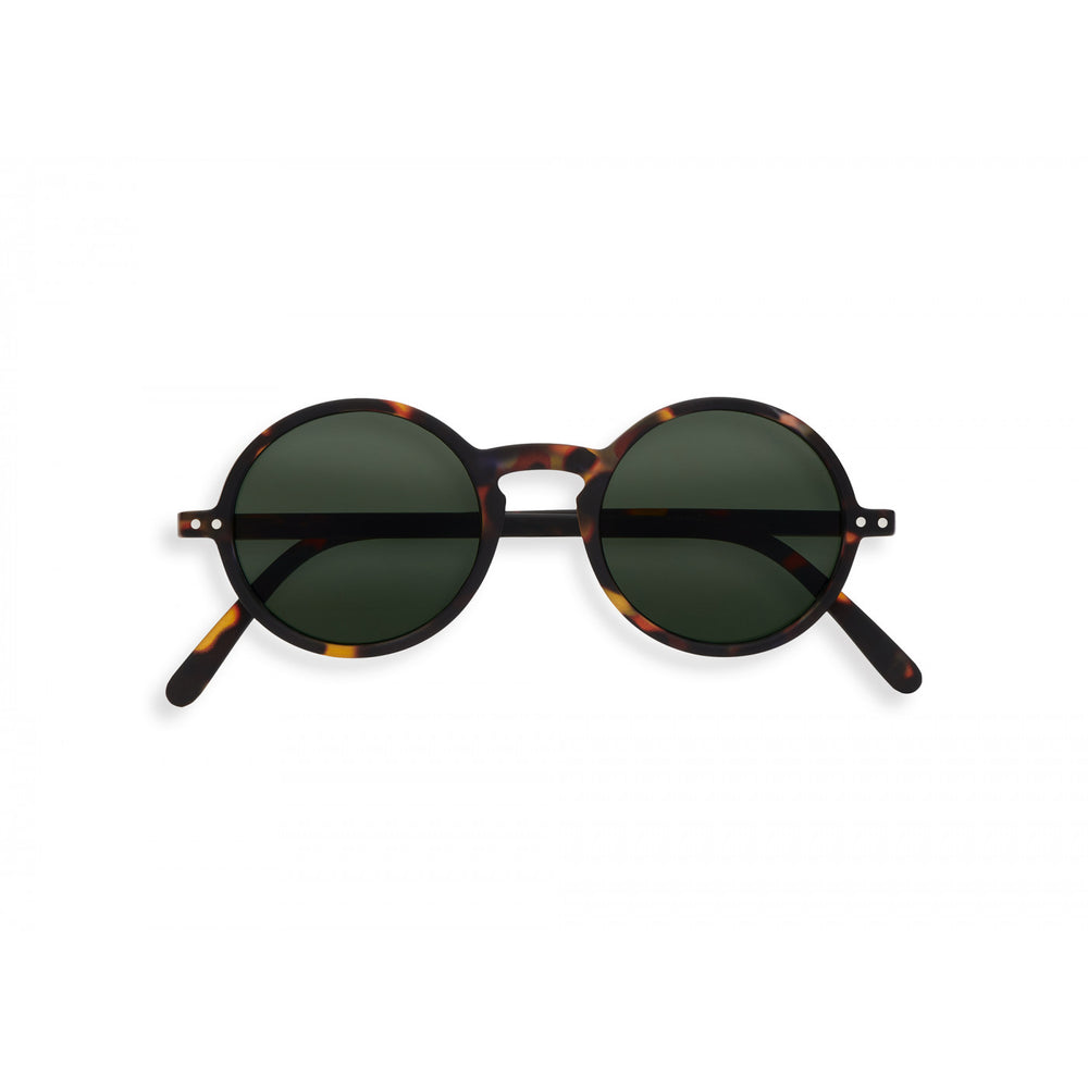 #G Tortoise Green Lenses Sunglasses