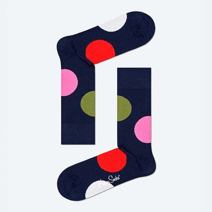 JUMBO DOT Dark Blue / Navy Socks