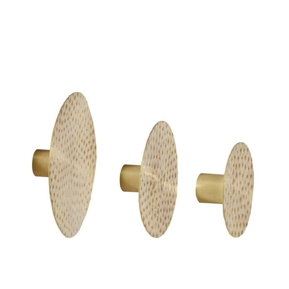 Small Brass Iron Flint Knob