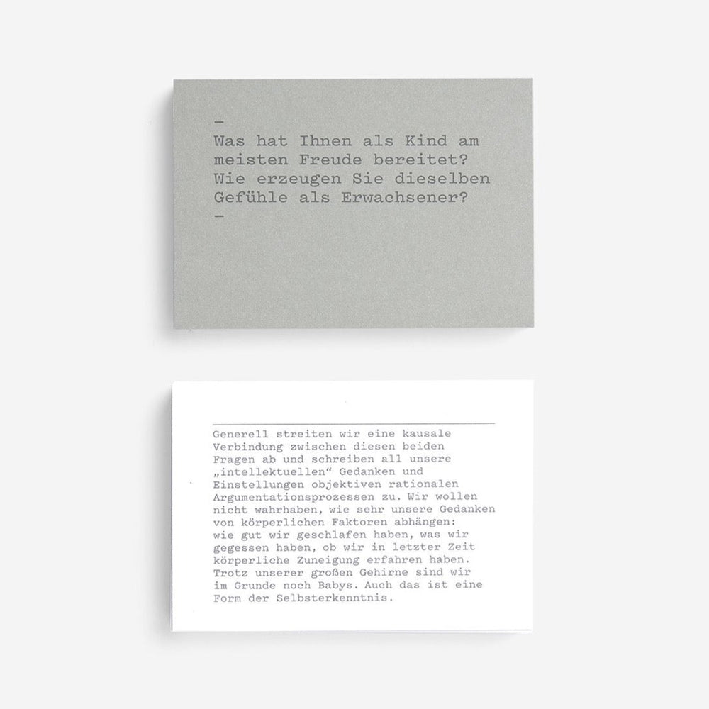 
                  
                    Erkenne Dich Selbst Card Set
                  
                