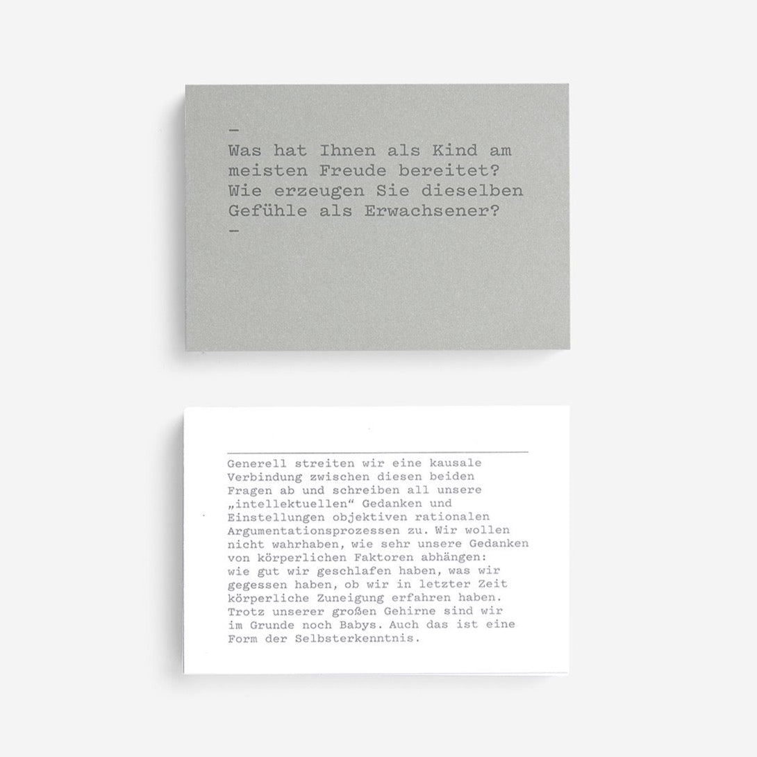 
                  
                    Erkenne Dich Selbst Card Set
                  
                
