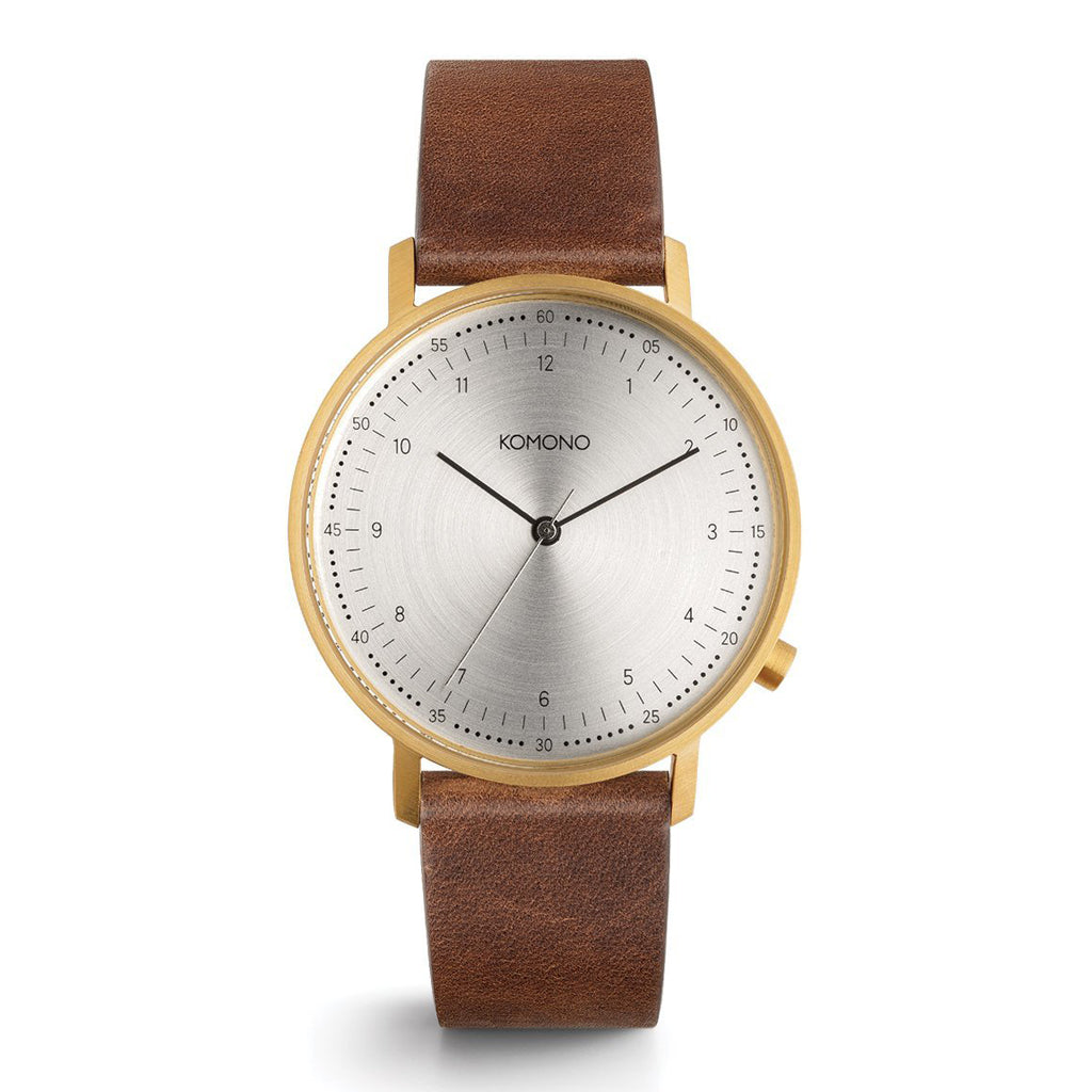 Brown Lewis Saddle Watch Victoria met Albert